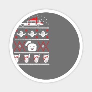 Ghostbusters Ugly Christmas Sweater Magnet